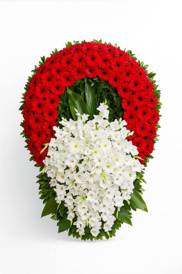 Gerbera Ve Lilyum Çelenk